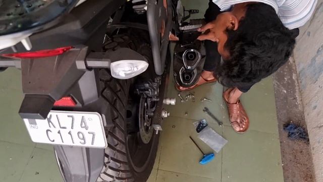 suzuki vstrom 250 sx Accessory LLuvia Pillion Footrest