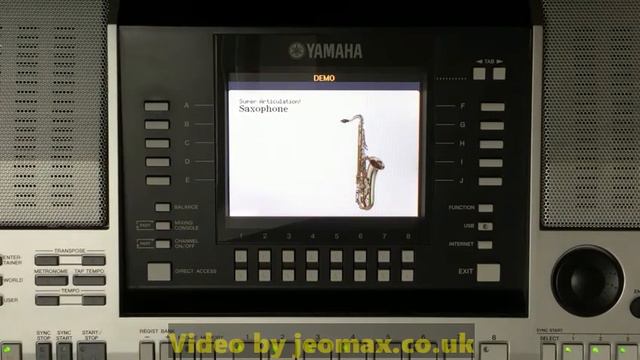 Yamaha PSR-S910 original demo sounds
