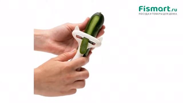 Покупки для кухни  Кухонные аксессуары: обзор Пиллер для овощей Peleg Design CatPeeler PE887 цена