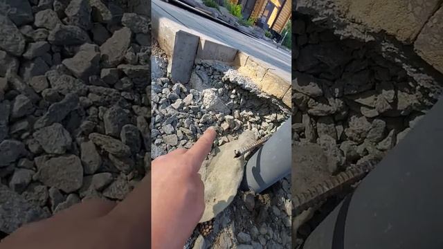 Правильный конструктив под мощение
