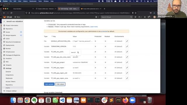 Using Sandbox Cloud to provision Support Resources with Terraform
