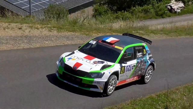 Rallye Du Rouergue Skoda Fabia R N Yanis Desangles Et