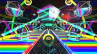 VJ LOOP NEON Pop Pyramid Ornaments Background - Motion 4k Screensaver