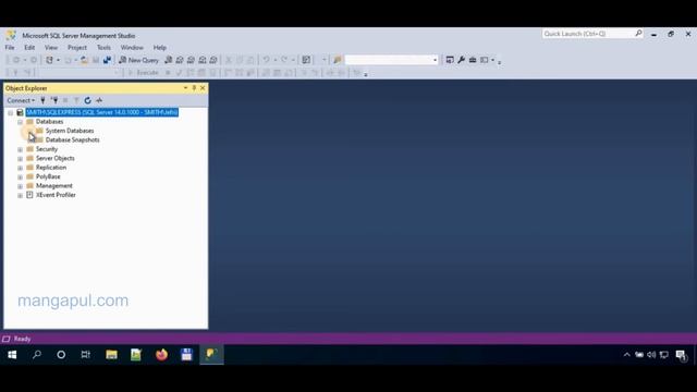 SQL Server Management Studio SSMS 18.5 First Run on Windows 10