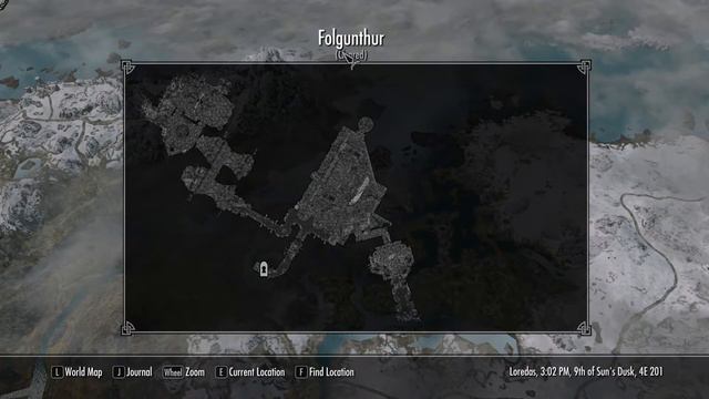 Skyrim SE Folgunthur dungeon - draugr corpse glitch