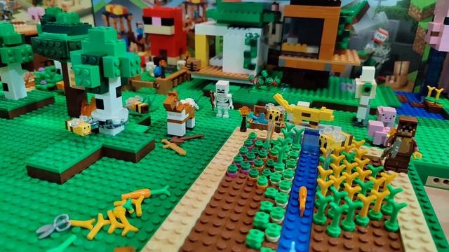 Update #3 - Lego Minecraft Village For COS Comic Con.