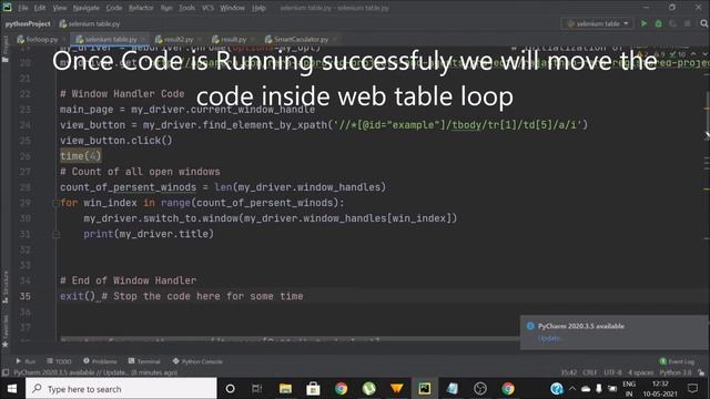 6-4 Python Chrome Automation | Selenium Loop on Web Table | Web Automation | Selenium Automation -