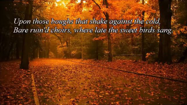 LitBrit reads Sonnet 73