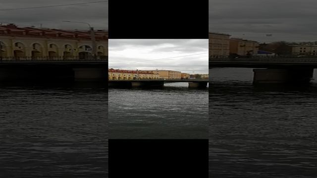 Вид на Крюков канал. Старо-Никольский мост и Красногвардейский мост.  "Семимостье"