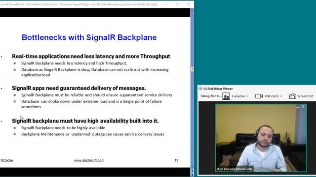Webinar - Scaling SignalR Apps with NCache Backplane