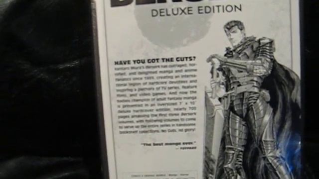 PTSD Manga Berserk Deluxe Edition Volume 1 Hardcover Fantasy By Kentaro Miura Dark Horse Comics.