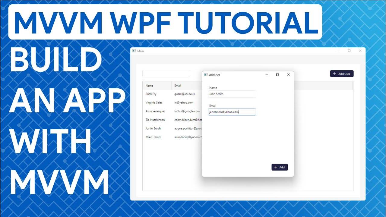 [Tactic Devs] WPF MVVM Tutorial_ Build An App with Data Binding and Commands