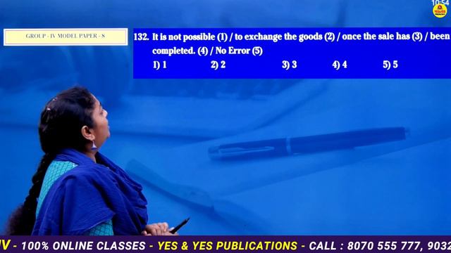 APPSC GROUP 4 _ ENGLISH _ MODEL PAPER - 8 (PART-1) _ EXPLANATION
