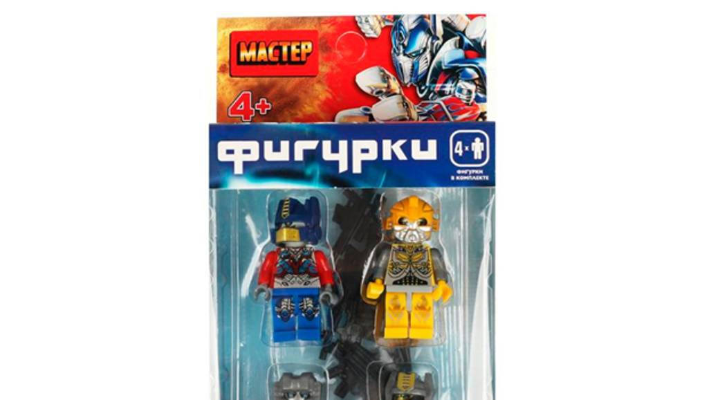 Конструктор МАСТЕР фигурки "Роботы" (4 шт.)