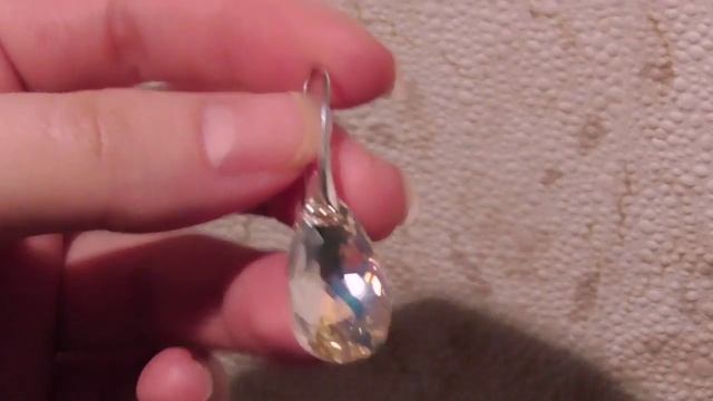 Прекрасный и достойный аналог сережек с кристаллами Swarovski С Алиэкспресс