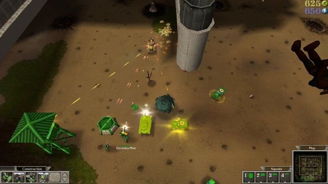 Army Men RTS mission 15Heart of Plastic gold medal walkthrough