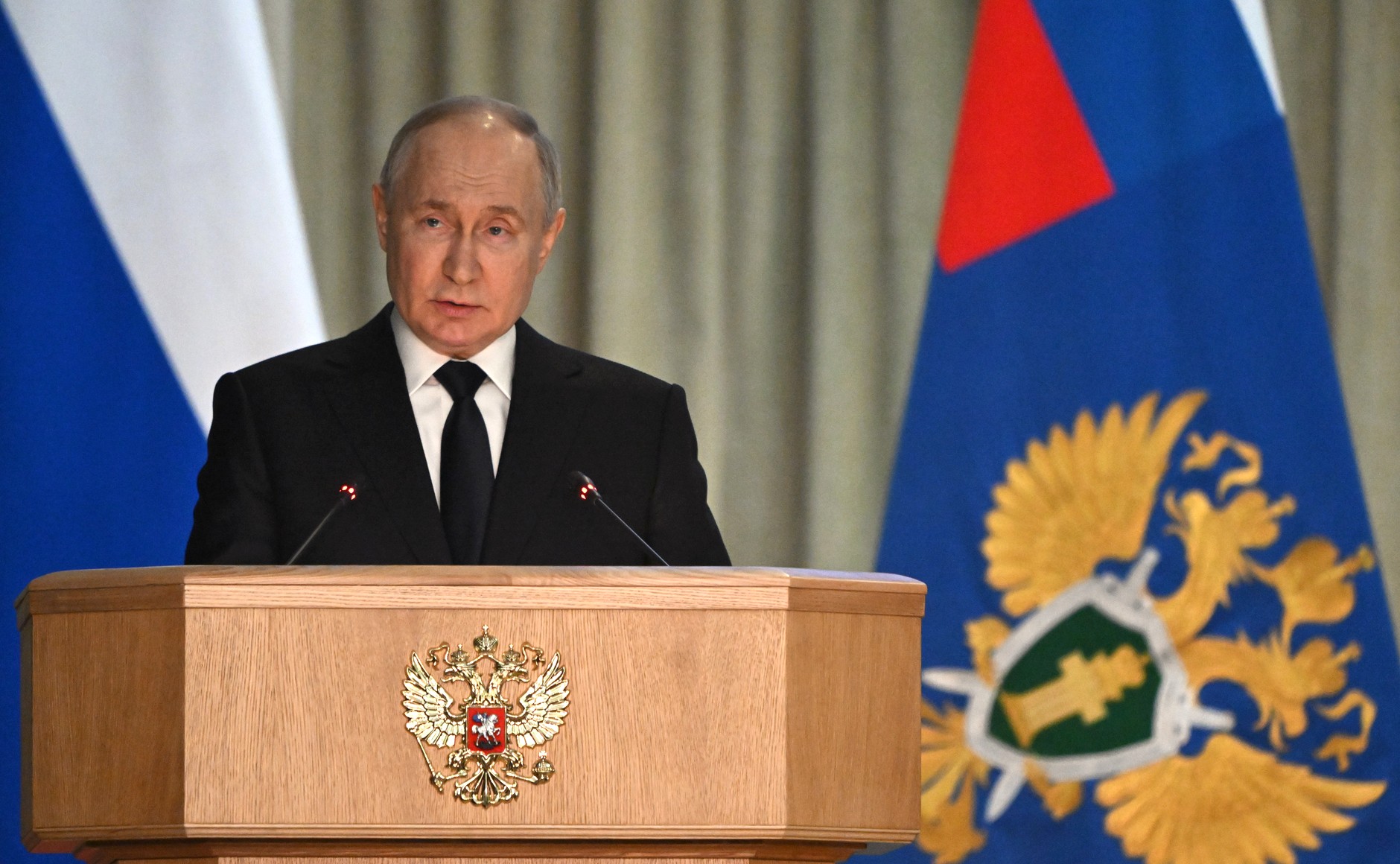 Президент Путин выступил на расширенном заседании коллегии Генеральной прокуратуры РФ