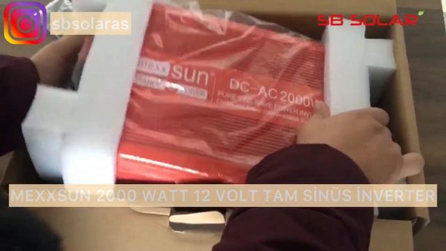 MEXXSUN 2000 WATT 12 VOLT TAM SİNÜS İNVERTER GENEL BAKIŞ