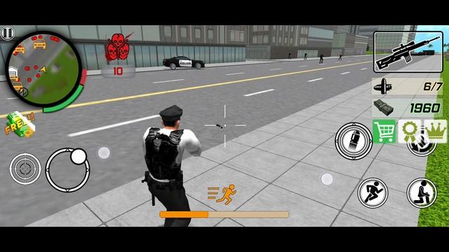 police vs zombie - action game