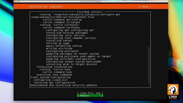 How to Install Linux Ubuntu Server 20.04 LTS and remote SSH connection