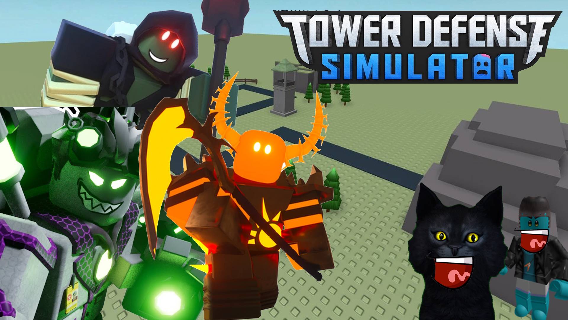 Симулятор защиты башни/Tower Defense Simulator/ Путь самурая начало.
