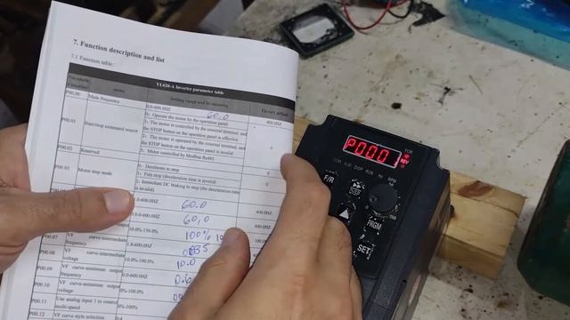 Configurando inversor da China passo a passo YL620A