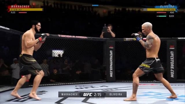 UFC 4 Xbox Gameplay  Brutal UFC 4 Knockout  Islam Makhachev v Charles Oliveira