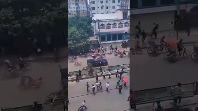 В Бангладеш полицейская машина столкнулась с двумя велосипедами