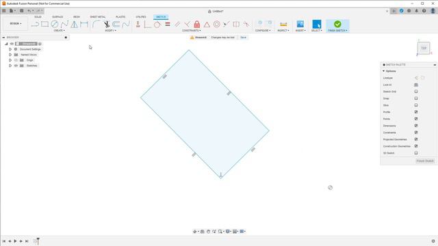 Ограничения элементов скетча (constraints) | Autodesk Fusion 360 | Часть №3