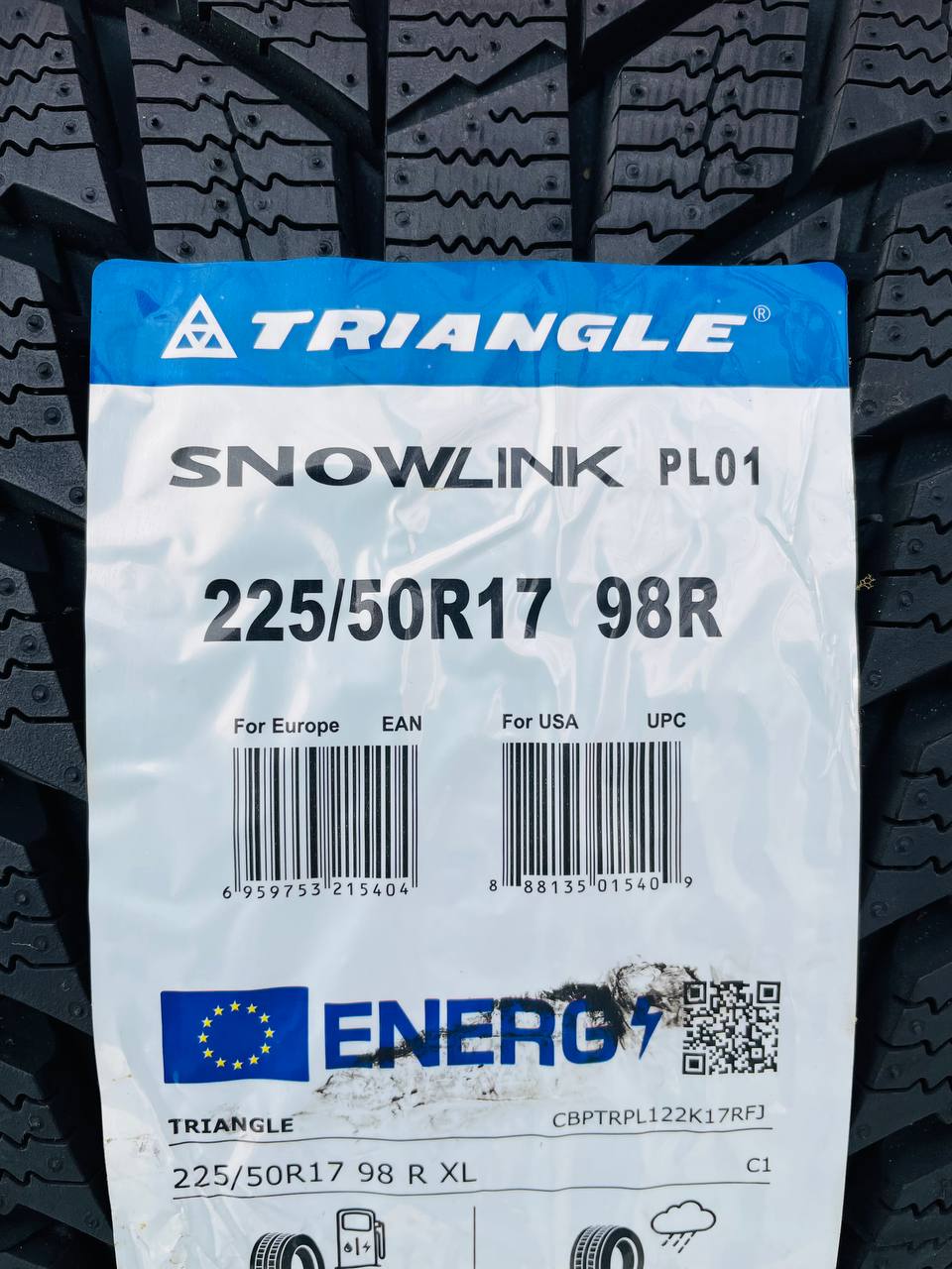 зимние шины TRIANGLE 225/50R17 (PL01) 98R  от официального дилера ЗАВОДОВ ШИН 