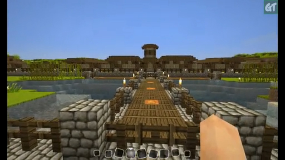 Поиграем в Minecraft - Экскурсия по деревне