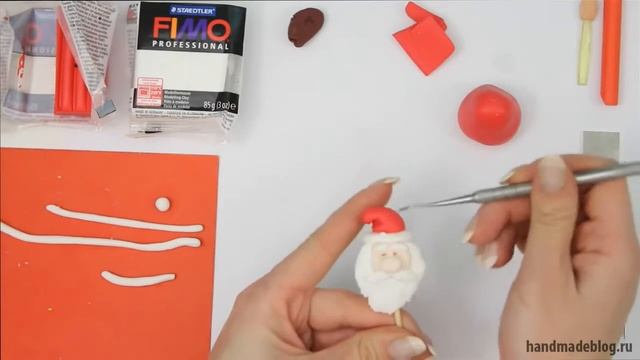 Дед Мороз из FIMO