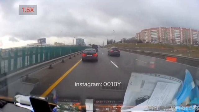 Учитель на МКАДе. Минск, разборка