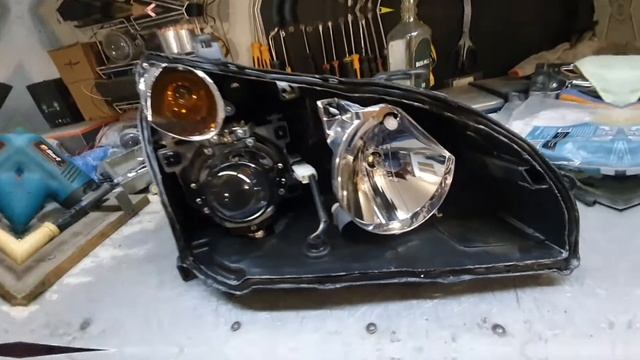 Lexus RX 450h. Восстановление света путём замены линз на Stanley с сохранением функции адаптива.