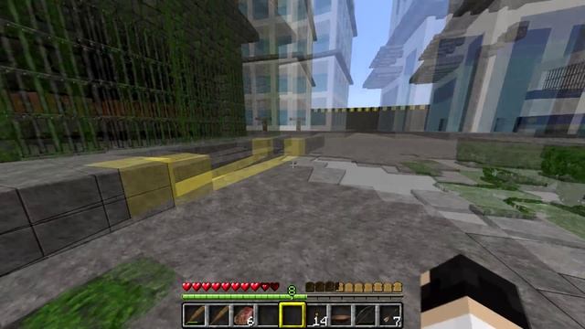 Прохождение Minecraft карты The Last Of Us #1 Город в руинах