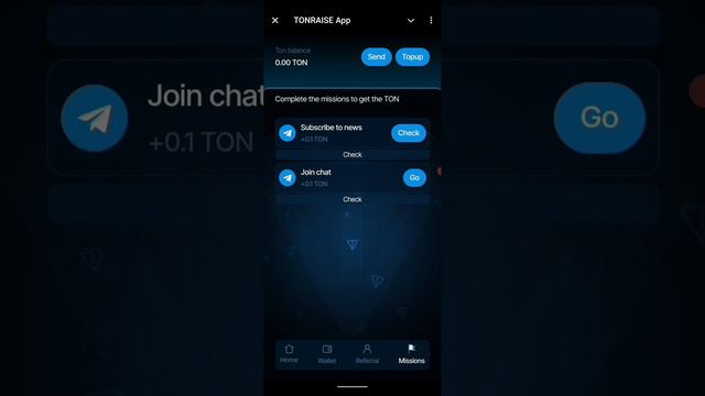 TONRAISE App / Облачный майнинг