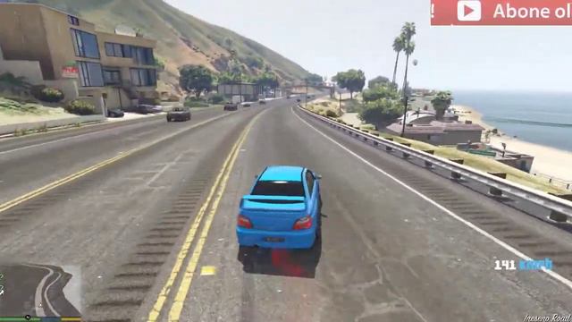GTA 5 SUBARU İMPREZA ARABA MODU BOL YANLAMALI.