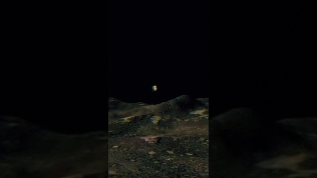 Реальные съёмки с Луны.