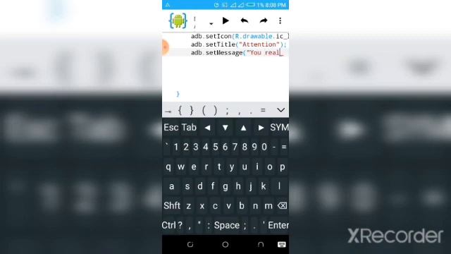 AlertDialog with onclicklistener in android  android developement course for beginners