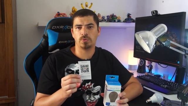 A lâmpada inteligente, que falta no seu Setup.