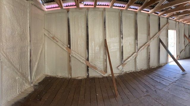 Утепление каркасного строения материалом Ecotermix300.