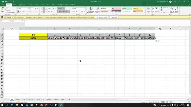 Cara Mengubah Data Horizon Ke Vertikal dengan Mudah Di Ms Excel