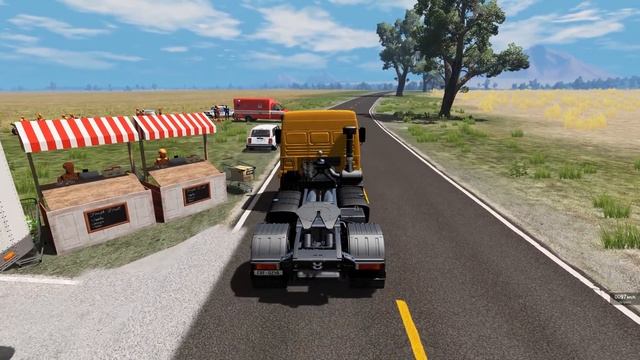 НЕ ЗАКРЕПИЛ ПРИЦЕП! ОСТАНОВИТЬ ЕГО УЖЕ НЕВОЗМОЖНО | BeamNG.drive