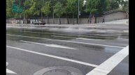 В Южной Корее на дорогах установлены разбрызгиватели дождевой воды
