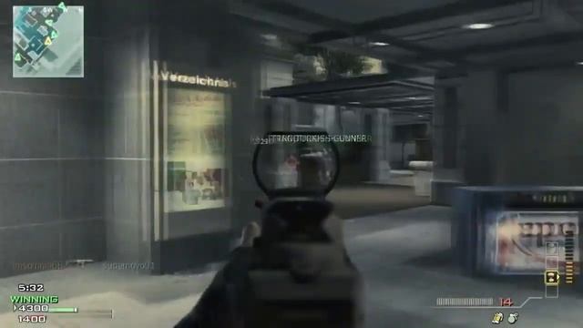 MW3 Team Deathmatch #2- Arkaden MP5 w/ Red Dot