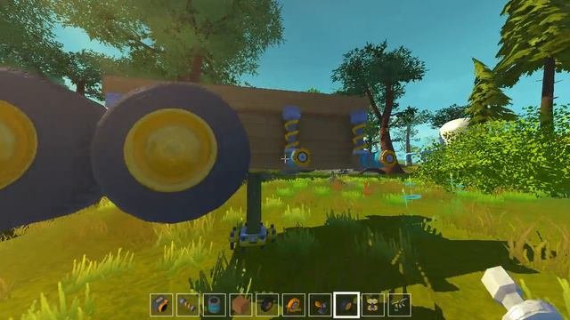 ScrapMechanic как сделать танк с подвеской 2
