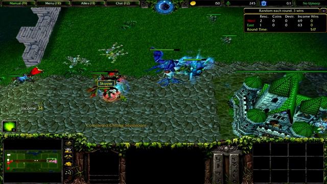 Warcraft 3 | Castle Fight | Northern Builder | Too easy