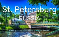 Санкт-Петербург, Россия - Виртуальная пешеходная экскурсия в формате 4K