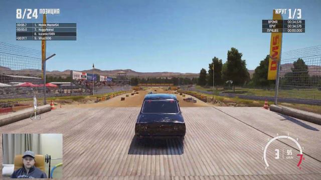 Wreckfest 2020 Игры на автомобилях. Собственное событие Bonebreaker Valley. Гонки на автомобилях