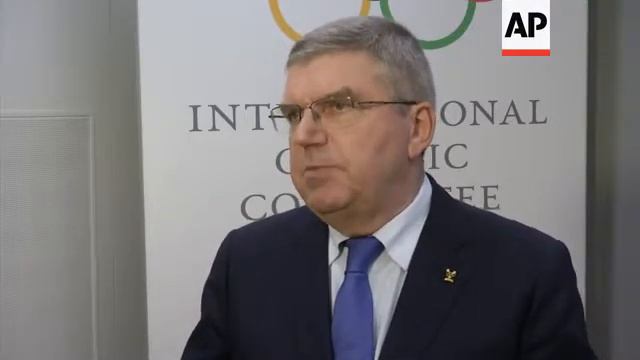 Bach on allowing Russia to compete in Olympics as neutrals